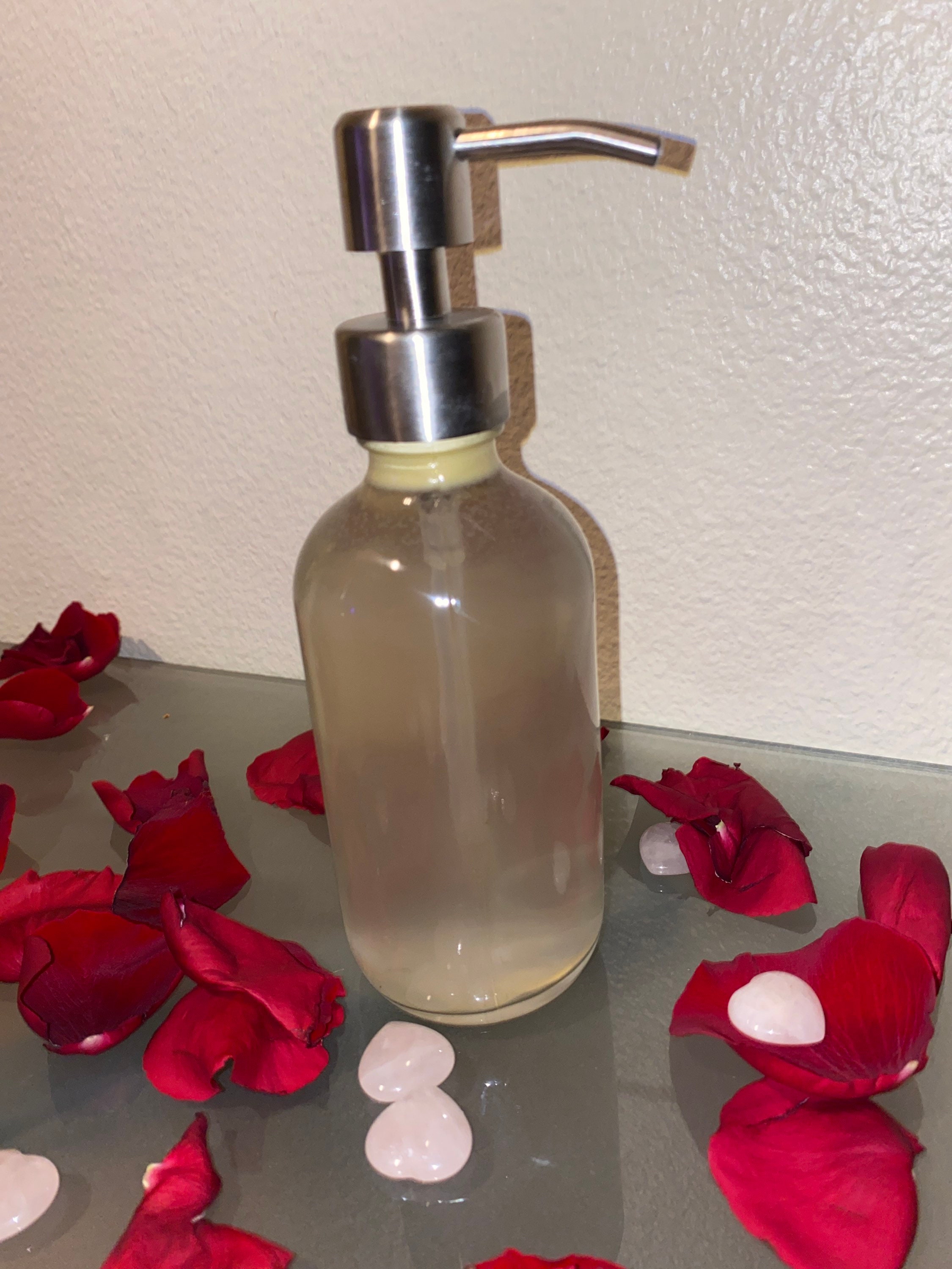 Crystal Infused Rose Intimate Body Wash 8 Oz Etsy