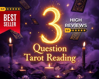 Same Hour 3 Question Very Detailed Tarot Reading, Love Guidance Reading, Career Reading, In depth Tarot Reading, Fast Psychic Reading, Tarot