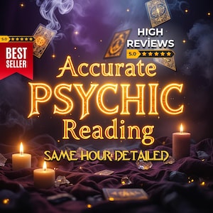 Accurate Telepathy Reading, Same Hour, Mind Reading, Empathy, Telepathy, Clairvoyant Psychic Reader, Same Day Psychic Reading, Love Reading