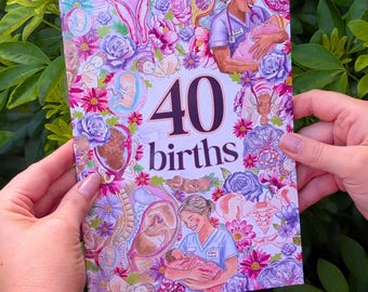 Student Midwife 40 Births Log Book: Midwifery Diary Birth Register - Counter Record Book