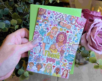 Student Midwife Thank You Card | Student Midwife Card | Midwifery Gifts