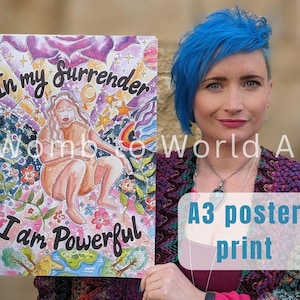 Spiritual Birth Affirmation A3 250gsm Poster Print | Reiki | Birthkeeper | Doula | Midwife | Hypnobirthing