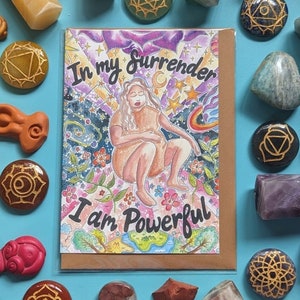 Affirmation de naissance de renoncement aux cartes de vœux | Doulas | sage-femme étudiante | Affirmations du travail | Naissance artistique | Cartes de grossesse