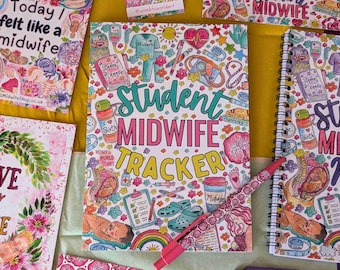 Student Midwife PERs Tracker A5 Booklet: Antenatal, Postnatal, Neonatal, NIPE, Births, Infant Feeding Trackers