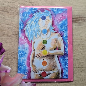 de voeux spirituels pour le corps post-partum | Nouveau-né | Fête des Mères | Doulas | sage-femme étudiante | Nouvelle maman | Naissance artistique | Cartes de grossesse