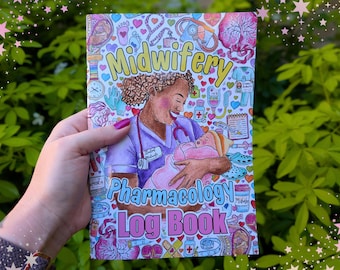 Student Midwife Pharmacology Log Book: A5 Midwifery Drug Study Calculations Notebook