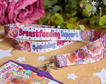 Breastfeeding Support Lanyard: ID Card Holder, Infant Feeding Gifts