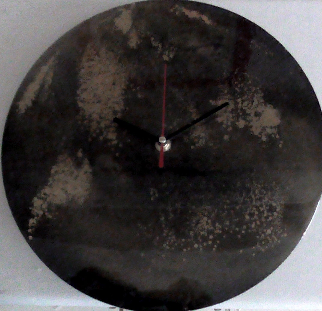 Horloge Murale bois Décorée