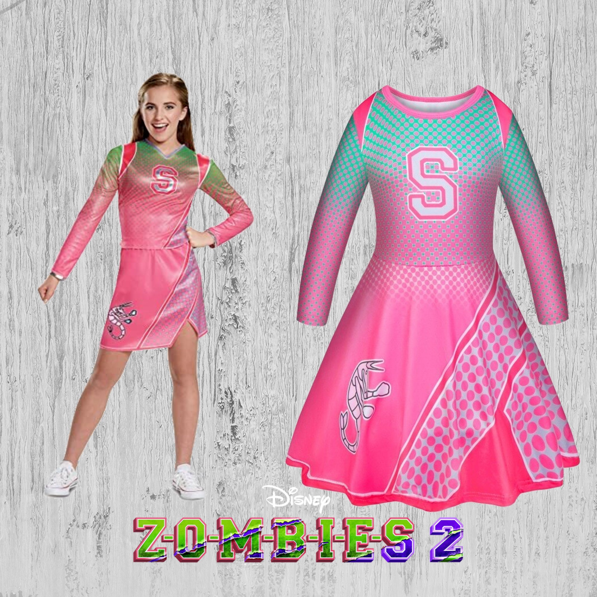 ZOMBIES 2 ADDISON Birthday Party Dress Outfit Zombies 2 Etsy