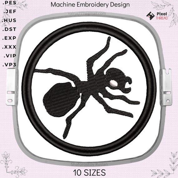 アート・デザイン・音楽 SPIDER'S STRATEGY Prodigy Spider Machine Embroidery Design: Rock Band Fan Art