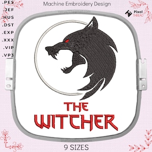 The Witcher Stickdatei: Wolf Medaillon (Digitaler Download)