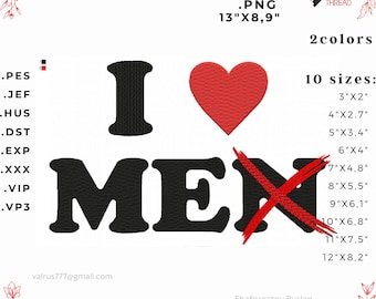 I Love Me – Embroidery Design – Feminist Self Love Quote (Digital Download)