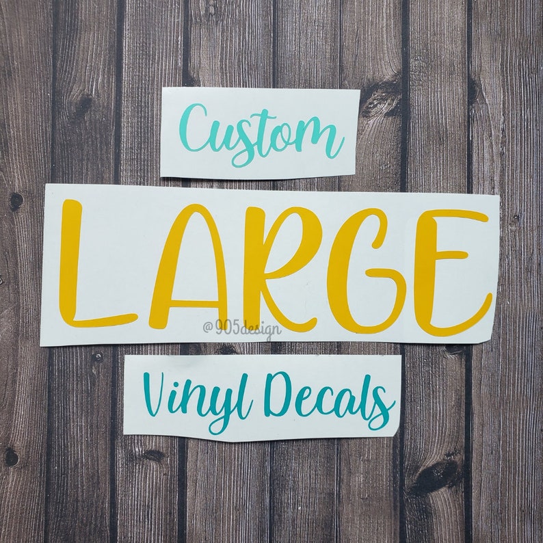 Custom Large Vinyl Decal Vinyl Decals Custom Vinyl Decal Etsy Canada