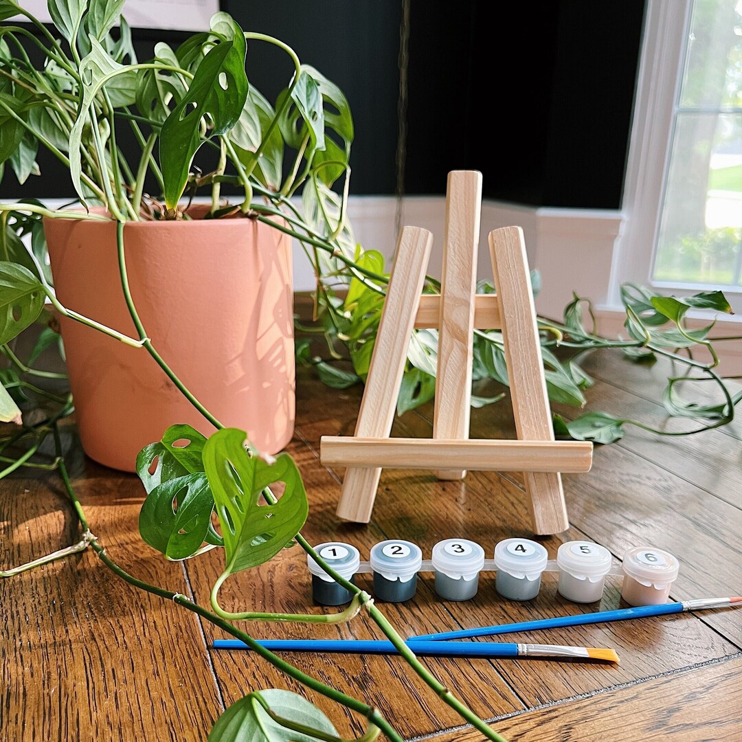 Wood Easel, Art Display, Natural Wood Easel, Tabletop Easel, Paint