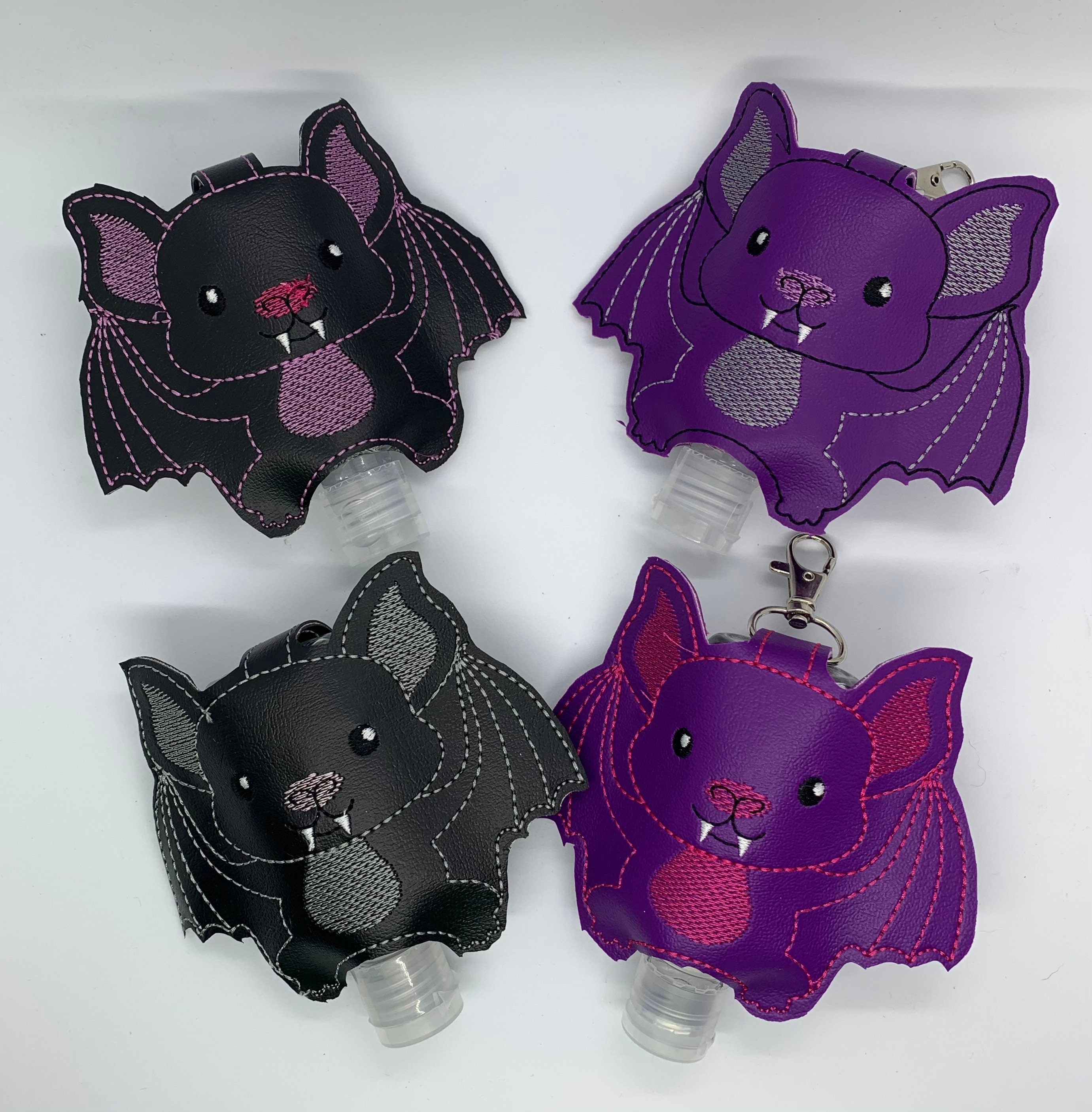 Bat Hand Sanitizer Holder keychain Etsy