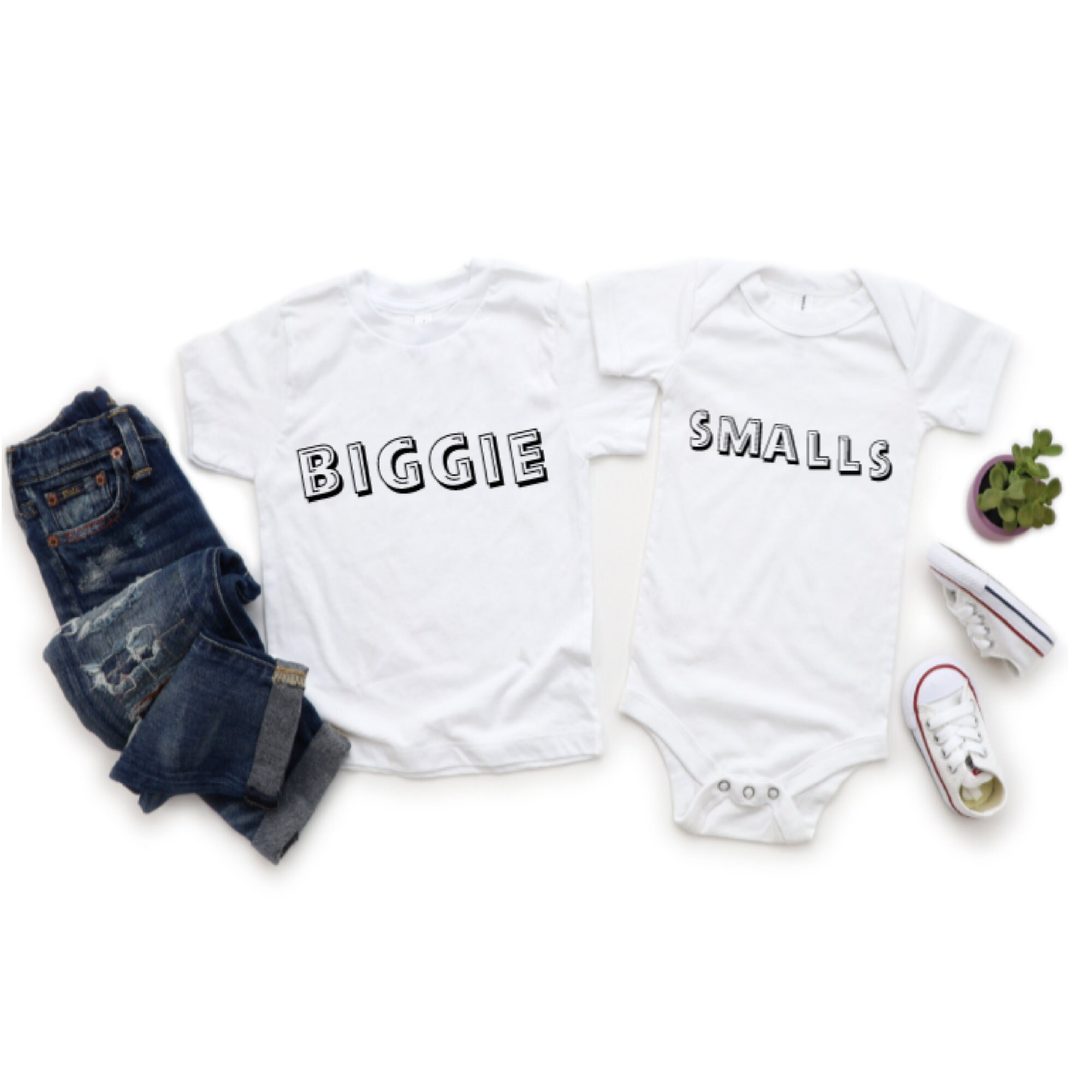 biggie smalls shirt and onesie