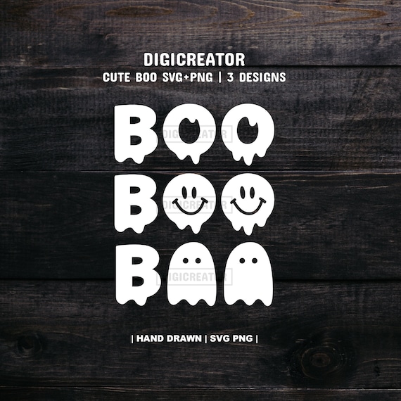 Cute Boo Svg Cute Ghost Svg Halloween Ghost Boo Svg Cute - Etsy