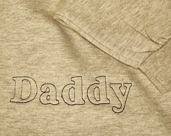 Besticktes Papa-Sweatshirt | Papa Geschenk | personalisiertes Weihnachtsgeschenk