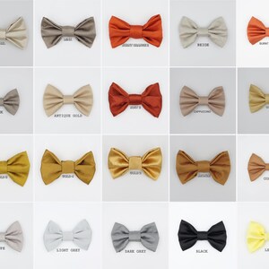 Ivory Wedding Dog Harness in Ivory White Silk Satin with Sailor Bow and Pearls Wedding Dog Outfit CHOICE COLOURS Made to Measure Bridesmaid image 5