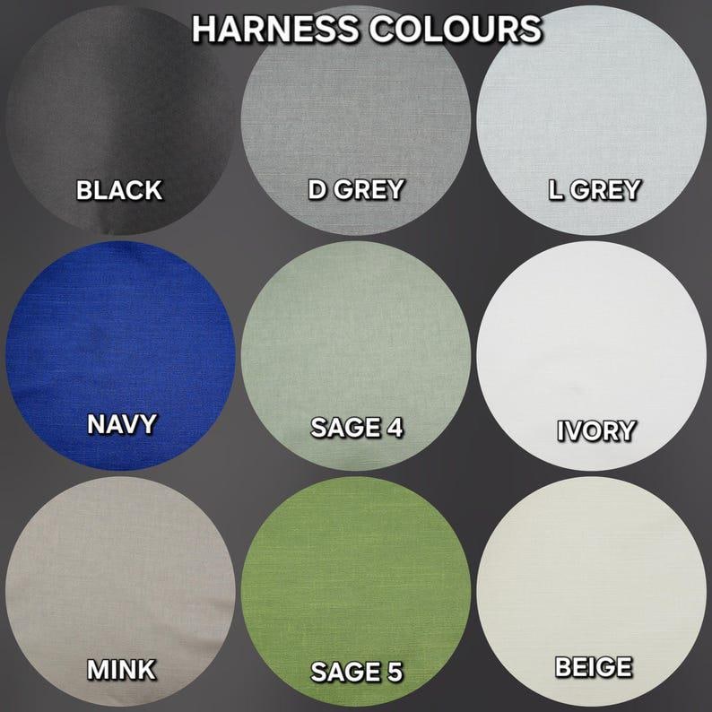 Ivory Wedding Dog Harness in Ivory White Silk Satin with Sailor Bow and Pearls Wedding Dog Outfit CHOICE COLOURS Made to Measure Bridesmaid image 3