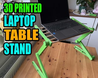 3D Printed Laptop Table Stand
