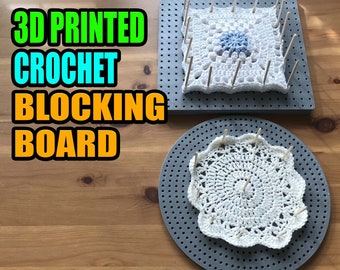 3D Printed Crochet Blocking Board