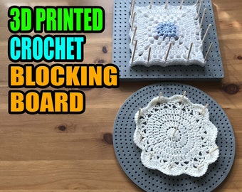 3D Printed Crochet Blocking Board