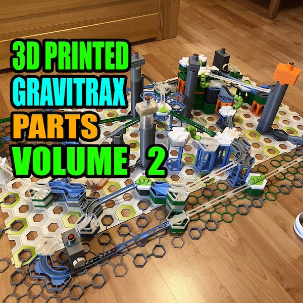 3D Printed Gravitrax Parts Volume 2