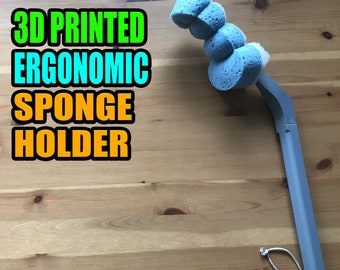 3D Printed Ergonomic Sponge Holder