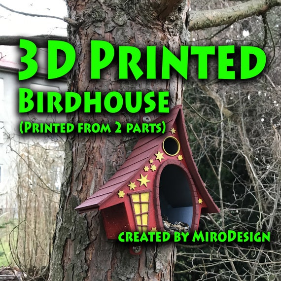 Vogelhaus / 3DDruckModell / digitale StlDatei Etsy