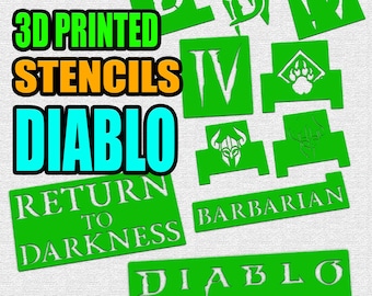3D Printed Stencils - Diablo
