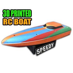 3D Printed RC Boat