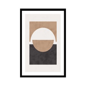 Ingelijste poster Omgekeerde symmetrie