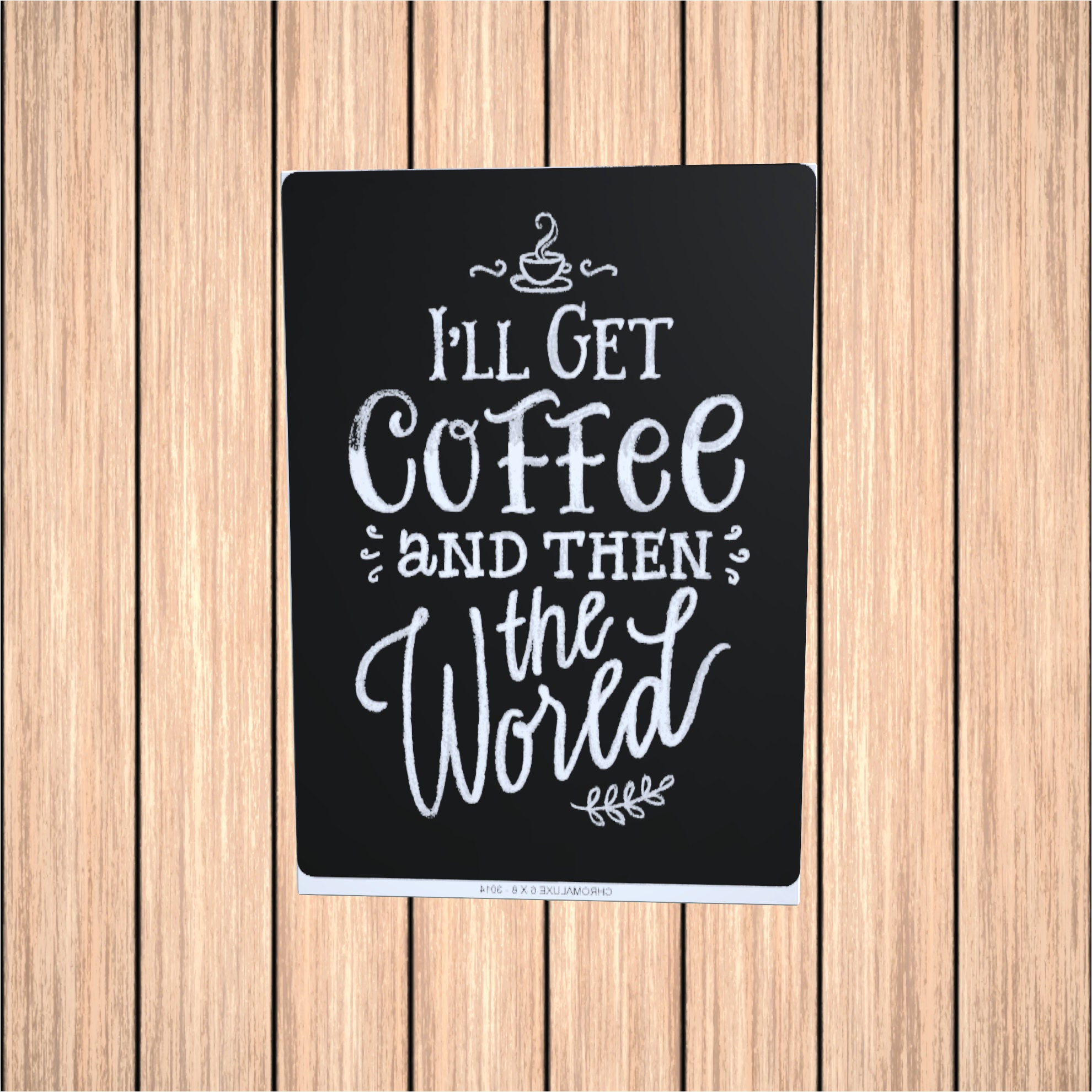 Coffee Themed Humorous Wall Plaque I'll Get Coffee And Etsy