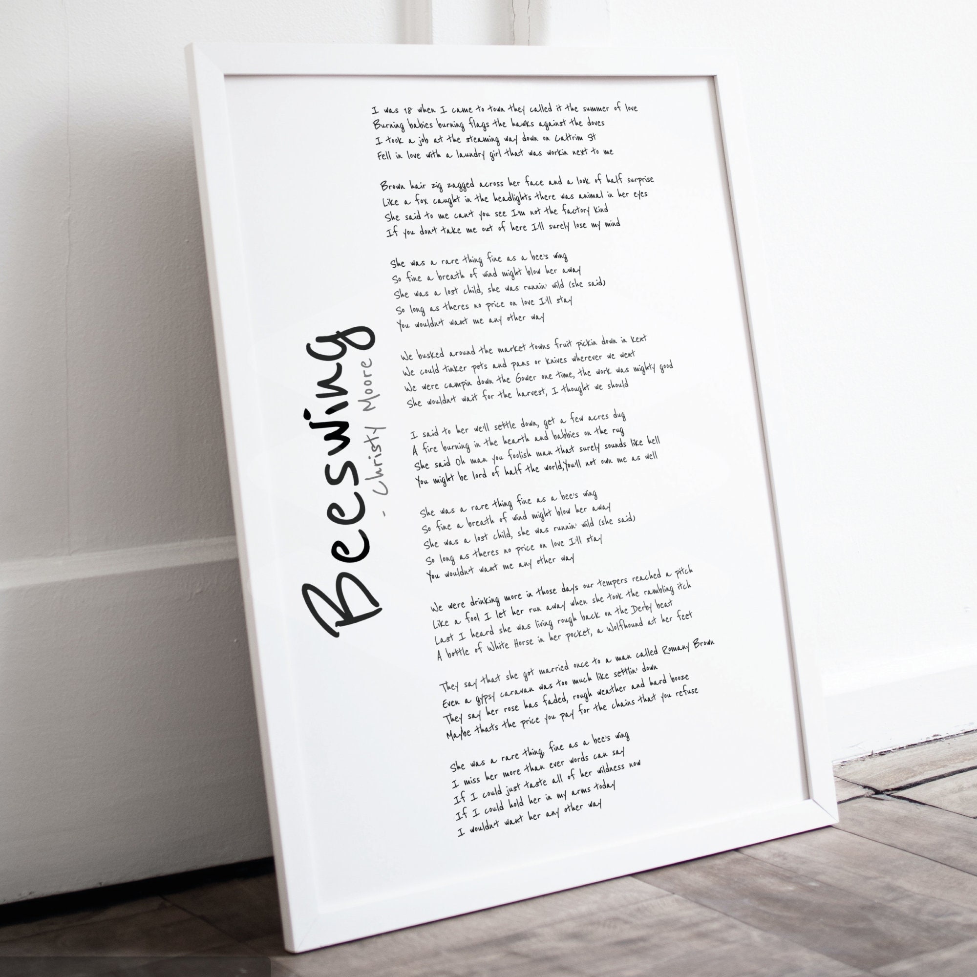 Christy Moore Beeswing Song Lyrics Print Poster Christy - Etsy Christy Moore Beeswing Song Lyrics Print Poster Christy - Etsy