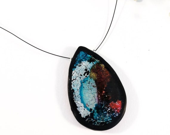 Contemporary, lightweight pendant | Nickel free, unique, statement necklace | Perfect gift for her!