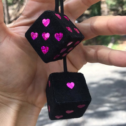 Brown Fuzzy Dice Solid Maple New Product Car or Truck Hand Etsy