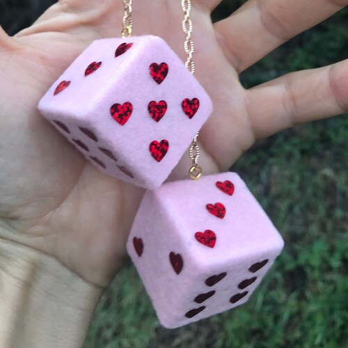 Brown Fuzzy Dice Solid Maple New Product Car or Truck Hand Etsy