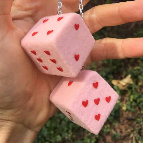 Brown Fuzzy Dice Solid Maple New Product Car or Truck Hand Etsy