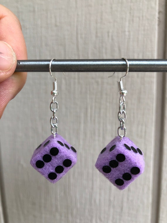 Dangle 2024 dice earrings
