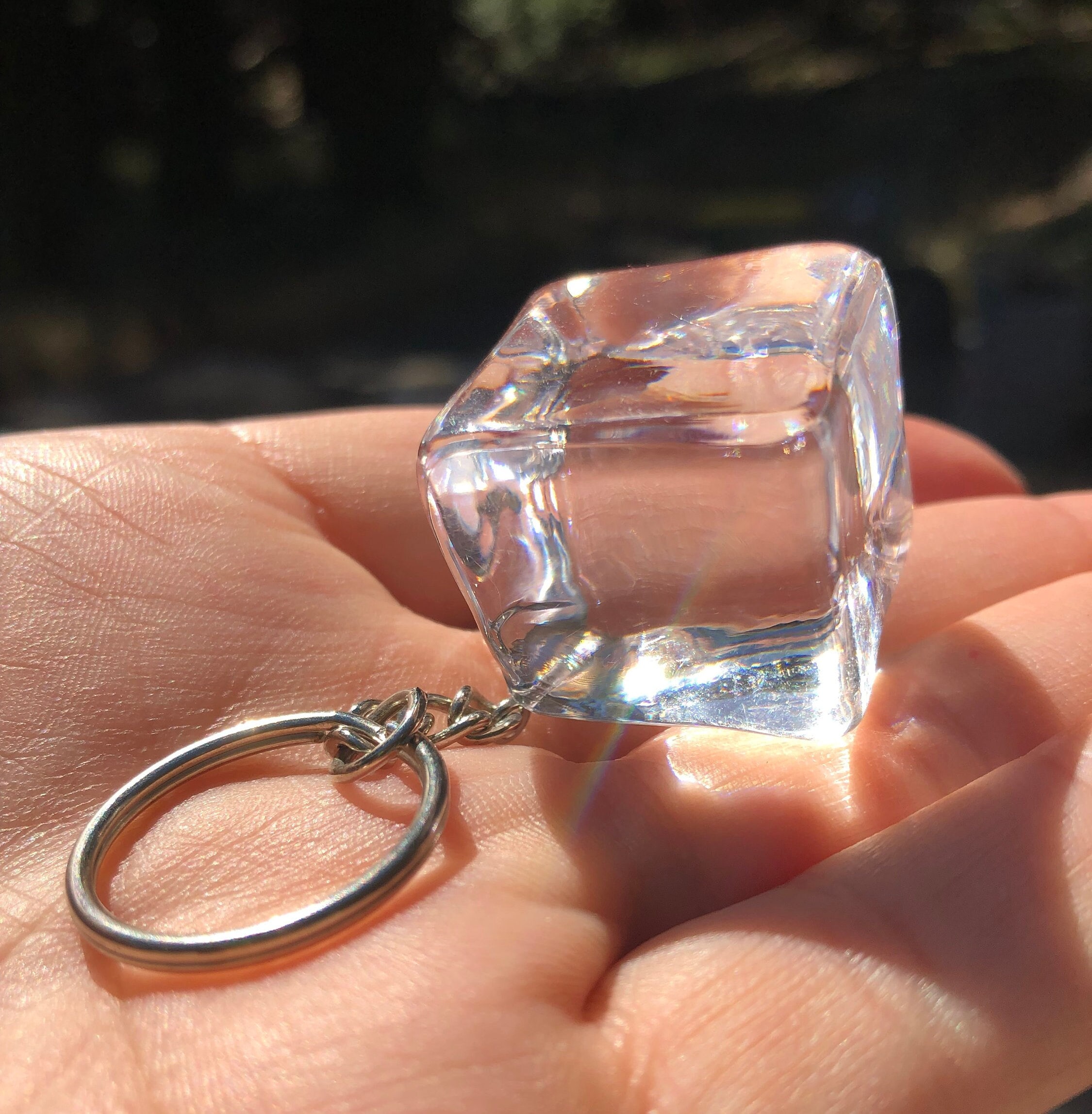Ice Dice Cube Keychain Ice Cube Keys Holder Charm - Etsy Israel
