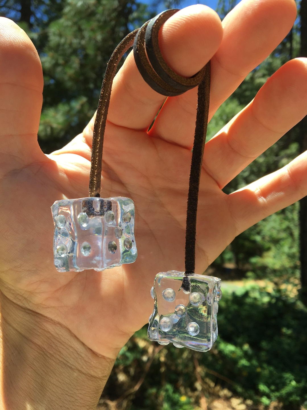 Ice Dice Bling Rear View Mirror Hangers New Product Car or Truck Hand