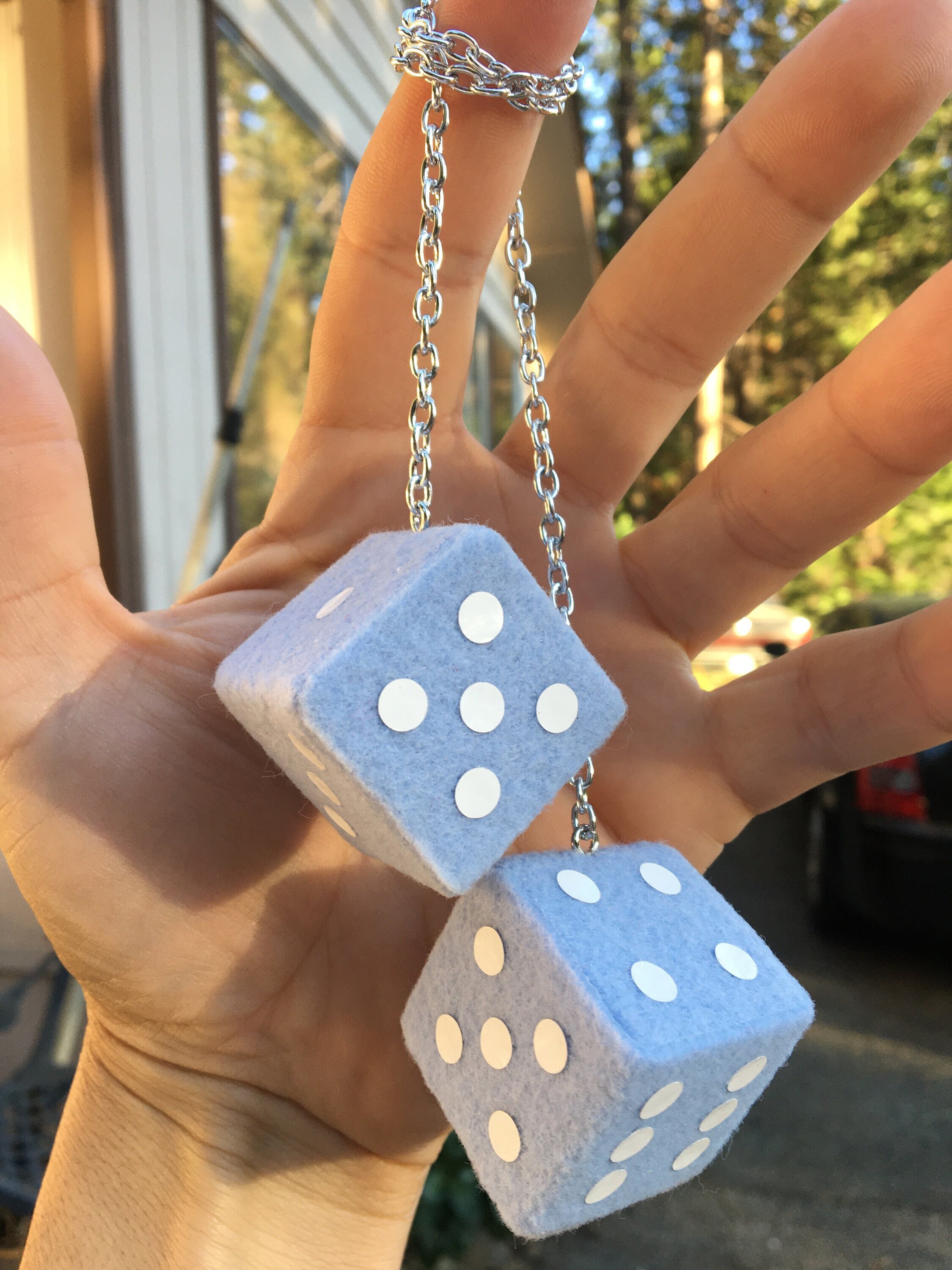 Blue Fuzzy Dice ubicaciondepersonas.cdmx.gob.mx