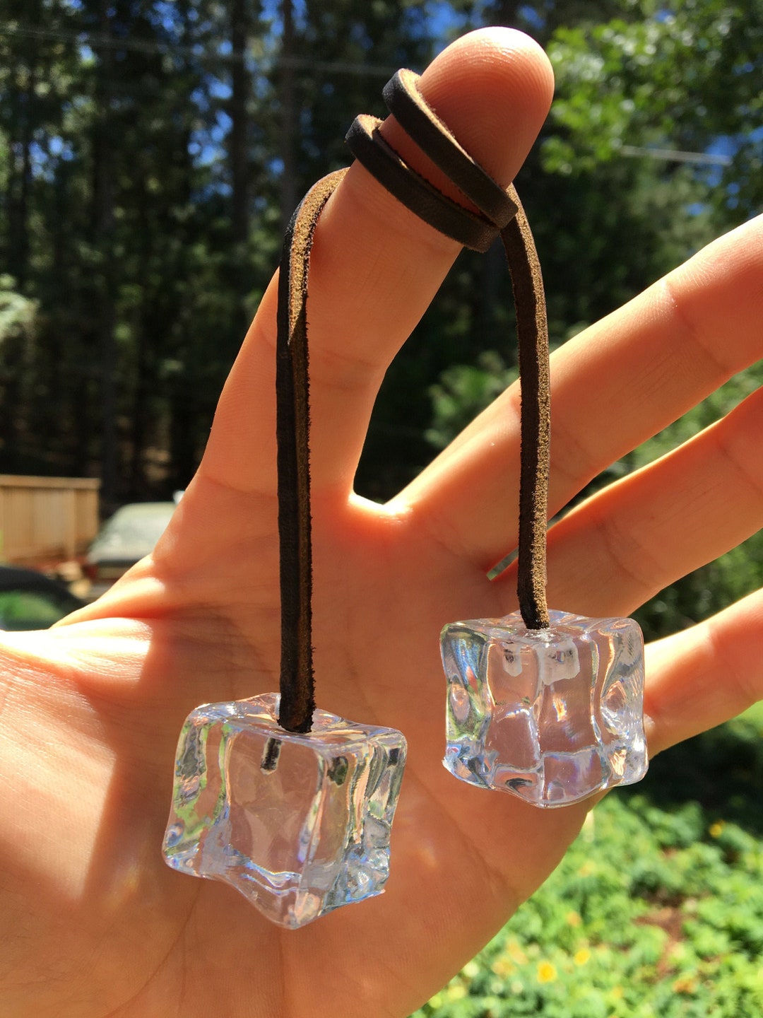 Ice Dice Bling Rear View Mirror Hangers New Product Car or Truck Hand