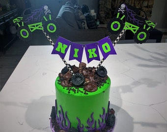 Monster Truck Cake Etsy