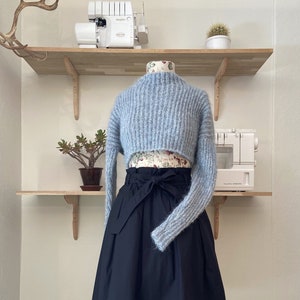 Nuage Sweater - Knitting machine PDF pattern for beginners.