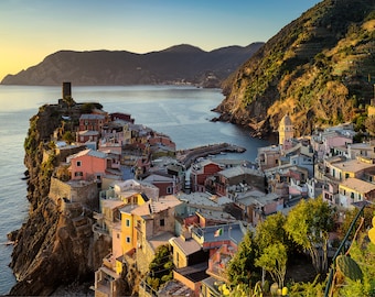 Cinque Terre Italy Print, Vernazza Village, Italian Coast, Five Villages, Italy Wall Decor, Vernazza Photo, Ligurian Coast, Vernazza Art