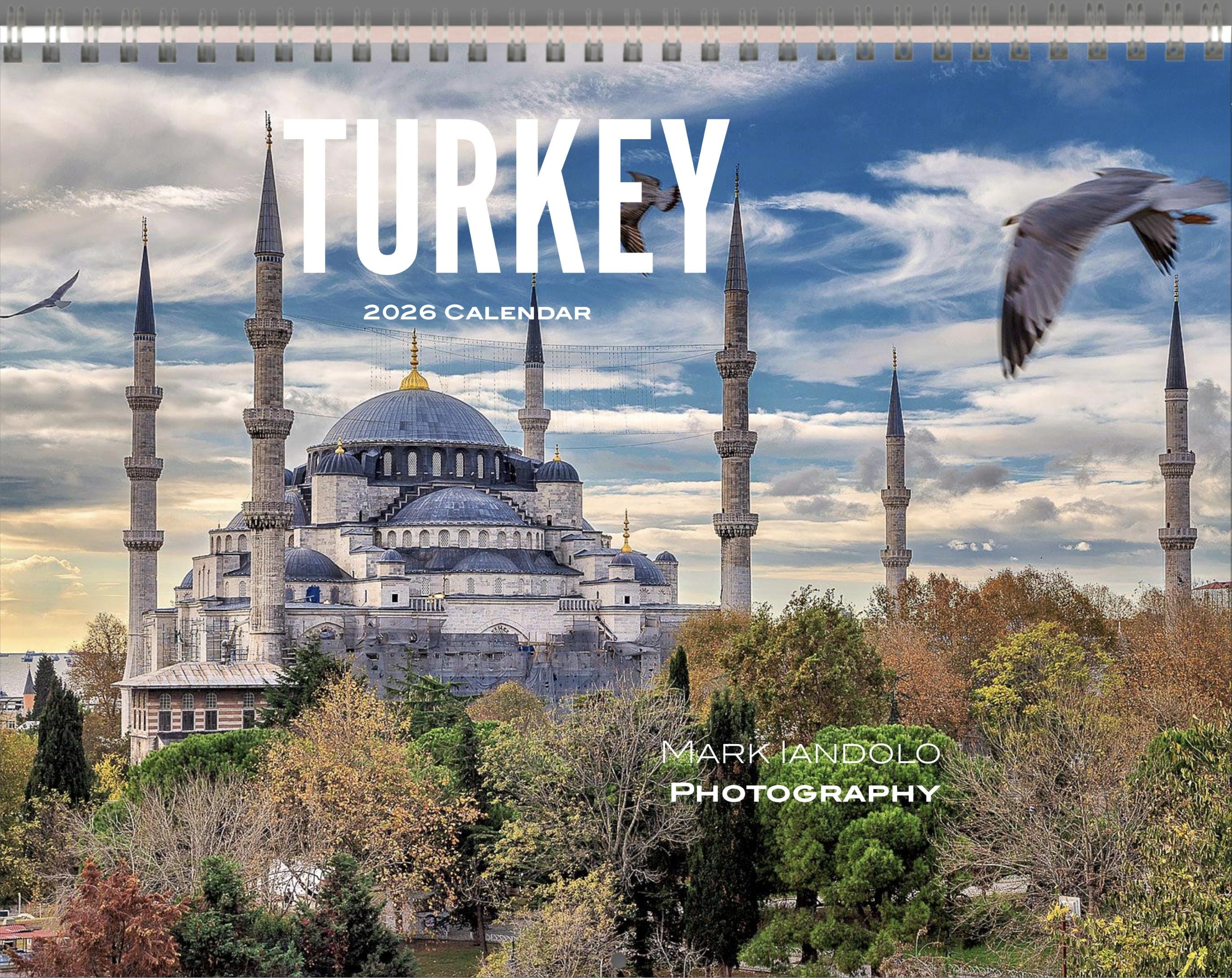 2026 Turkey Wall Calendar - Etsy