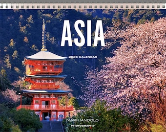 Calendario da parete asiatico 2026