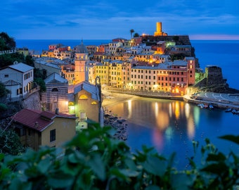 Cinque Terre Italy Print, Vernazza Village, Italian Coast, Five Villages, Italy Wall Decor, Vernazza Photo, Ligurian Coast, Vernazza Art